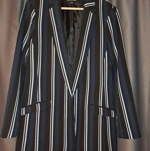 INC striped blazer